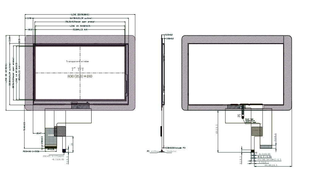 Mechanical Drawing - 4D LCD 7